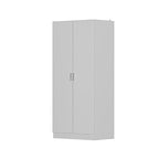 2-Door Wardrobe Armoires Freestanding Bedroom Armoire with Hanging Rod