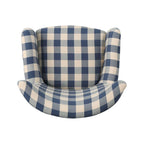 Modern Retro 30.25 High Back Upholstered Arm Chair with Wood Legs for Living Room