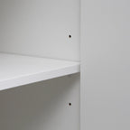 Buffet Cabinet with Fluted Decorative Doors, Wood Sideboard Cabinet with Metal Handles, Storage Cabinet with Adjustable Shelves