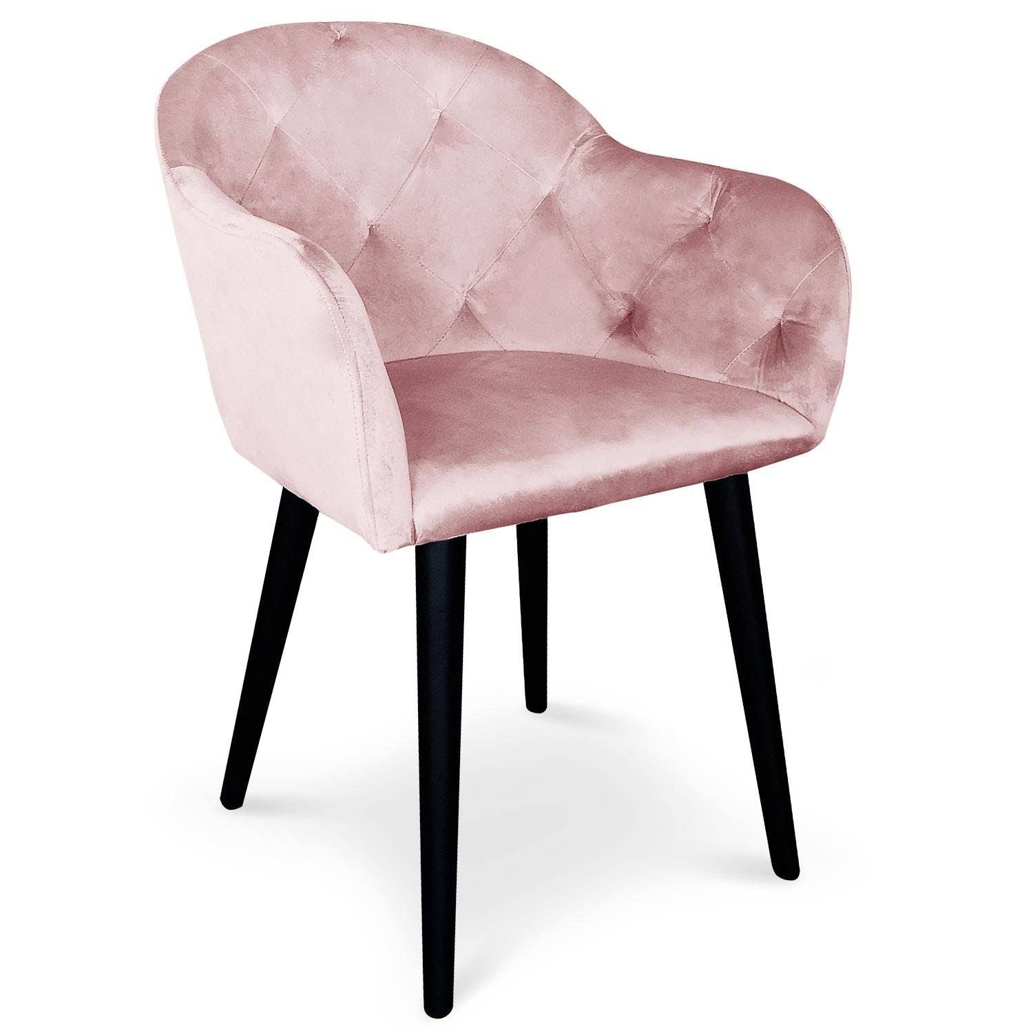 Armchair - Rose/Noir