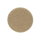 Household Essentials Handwoven Barrel Wicker Storage Basket Side Table - 17.0L x 17.0W x 19.0H
