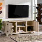 Middlebrook Firebranch 58-inch Barn Door TV Stand
