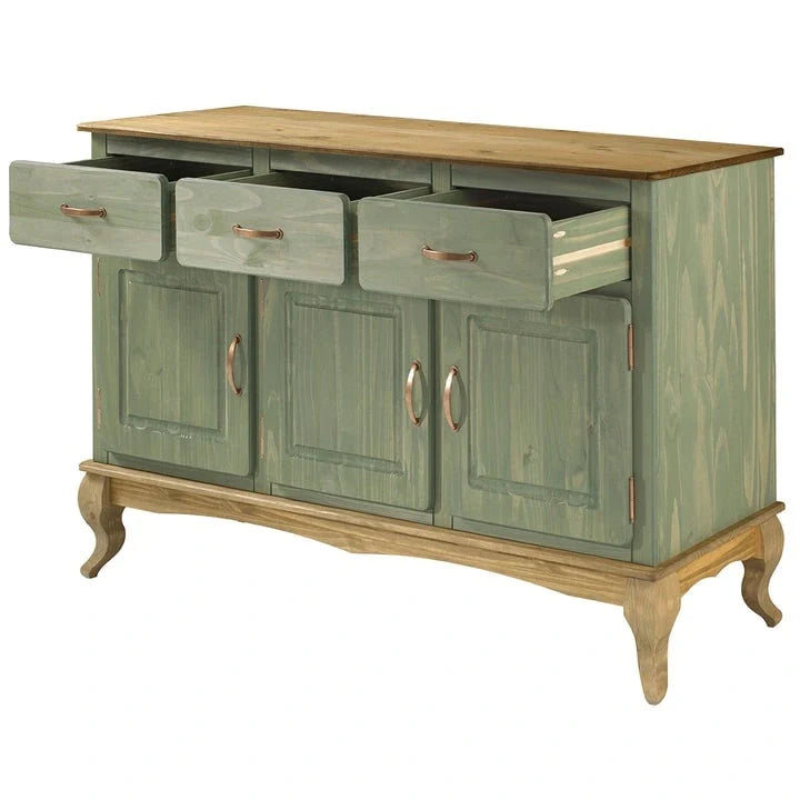 Wood Buffet Sideboard Green
