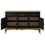 Wood Buffet Sideboard Green