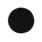 Household Essentials Handwoven Barrel Wicker Storage Basket Side Table - 17.0L x 17.0W x 19.0H