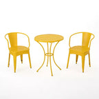 Colmar 3pc Cast Iron Patio Bistro Set - Christopher Knight Home
