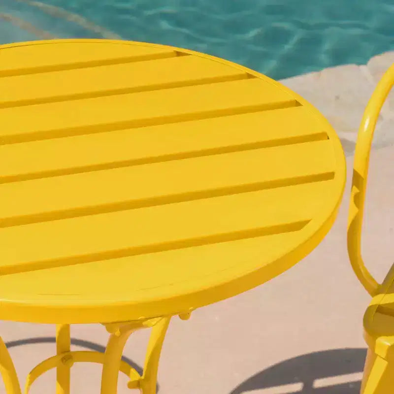 Colmar 3pc Cast Iron Patio Bistro Set - Christopher Knight Home
