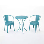 Colmar 3pc Cast Iron Patio Bistro Set - Christopher Knight Home
