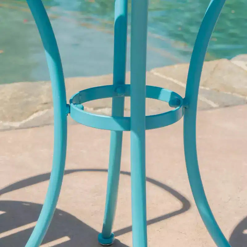 Colmar 3pc Cast Iron Patio Bistro Set - Christopher Knight Home
