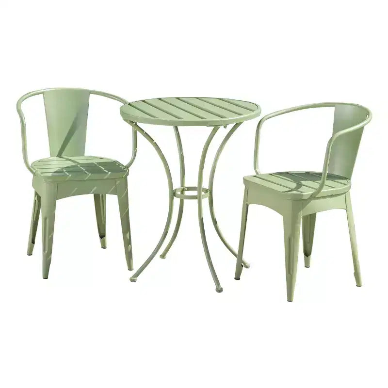 Colmar 3pc Cast Iron Patio Bistro Set - Christopher Knight Home