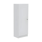 HomeRoots 47 White Wood Pantry Or Storage Closet - 16.9' X '47.4' X '12.3