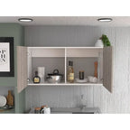 TUHOME Napoles Double Door Wall-Mounted Storage Cabinet - N/A