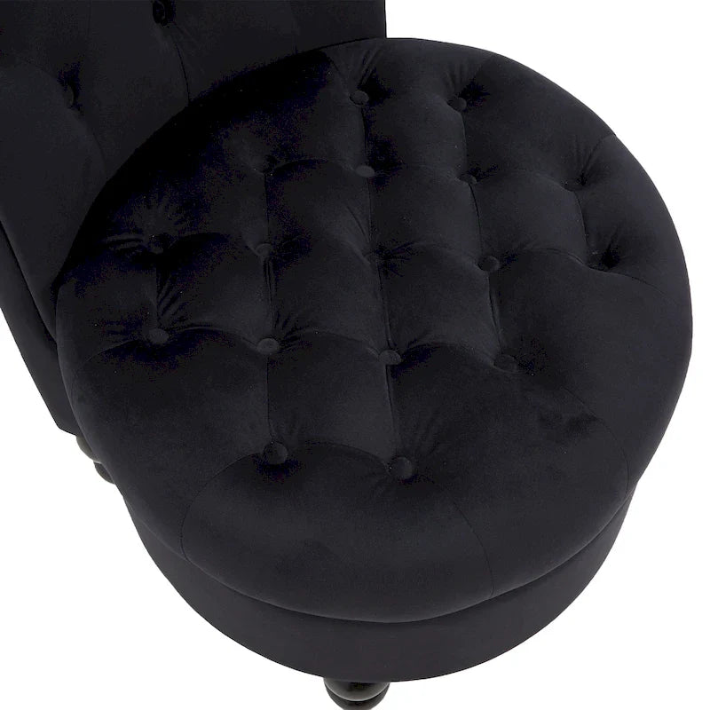 AVAWING Set of 2 Throne Royal Chair Thick Padding and Rubberwood Legs