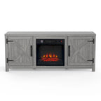 58 Farmhouse Electric Fireplace TV Stands Console Table for TV's up to 65