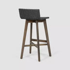 4pk La Brea Acacia Wood & Wicker Patio Barstools - Christopher Knight Home