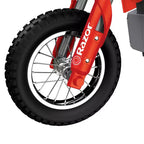 Razor MX350 Dirt Rocket Bike Electric Ride-On for Kids 8+, 140lb Weight Capacity, Red  24V Battery, Up to 14 Mph, 30-Min Run Time, Pneumatic Tires