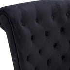 AVAWING Set of 2 Throne Royal Chair Thick Padding and Rubberwood Legs