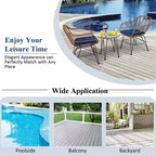 Costway 3PCS Patio Rattan Bistro Set Coffee Table Armchair Garden