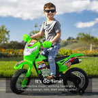Best Choice Products 6V Kids Electric Battery Powered Ride On Motorcycle w/ Training Wheels, Lights, Music