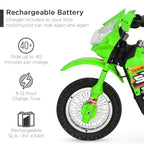 Best Choice Products 6V Kids Electric Battery Powered Ride On Motorcycle w/ Training Wheels, Lights, Music