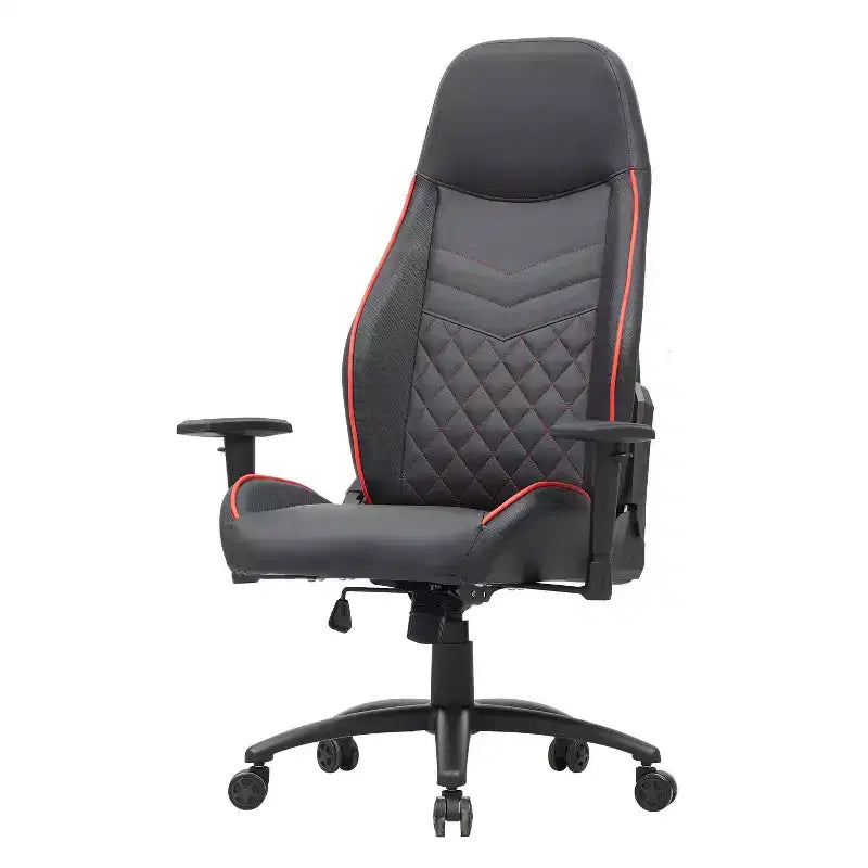 24/7 Shop At Home Ansar Diamond Stitched Faux Leather Gaming Chair