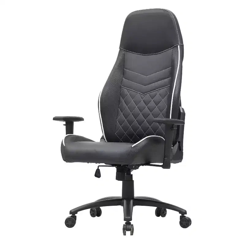24/7 Shop At Home Ansar Diamond Stitched Faux Leather Gaming Chair