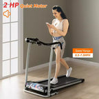 Costway 2 HP Up to 7.5MPH Folding Treadmill Motorized Running Machine 12 Preset Program & LCD Display Screen