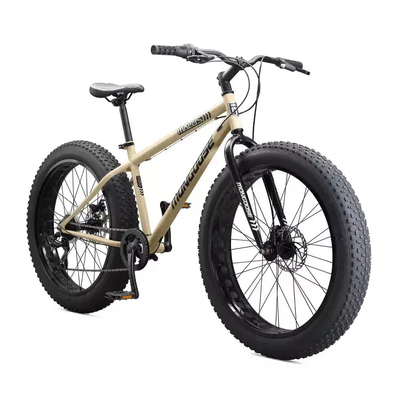 Mongoose Adult Malus 26 Fat Tire Mountain Bike