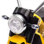 Aosom 6V Kids Motorcycle Dirt Bike Electric Battery-Powered Ride-On Toy Off-road Street Bike Rechargeable with Horn Headlights Realistic Sounds 1.24mph Speed for Girls Boy 18 - 36 Months Red