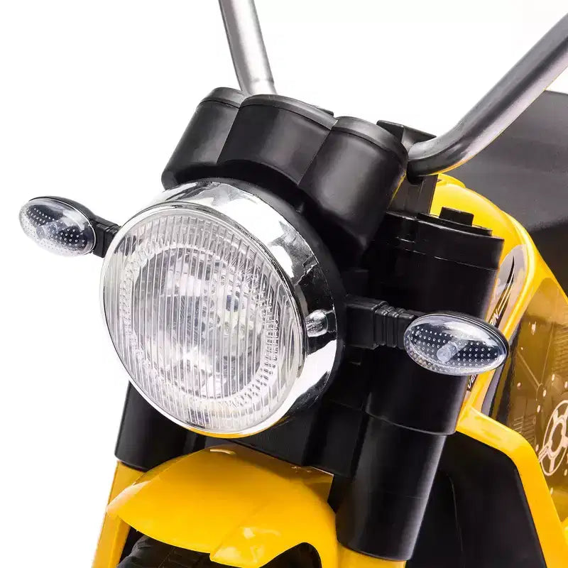 Aosom 6V Kids Motorcycle Dirt Bike Electric Battery-Powered Ride-On Toy Off-road Street Bike Rechargeable with Horn Headlights Realistic Sounds 1.24mph Speed for Girls Boy 18 - 36 Months Red