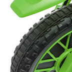 Aosom 12V Kids Motorcycle Dirt Bike Electric Battery-Powered Ride-On Toy Off-road Street Bike with Charging Battery, Training Wheels Blue