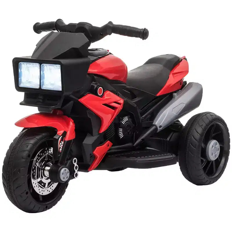 Aosom 6V Kids Motorcycle Dirt Bike Electric Battery-Powered Ride-On Toy Off-road Street Bike w/ Music Horn Headlights Motorbike for Girls Boy Blue