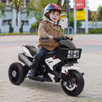 Aosom 6V Kids Motorcycle Dirt Bike Electric Battery-Powered Ride-On Toy Off-road Street Bike w/ Music Horn Headlights Motorbike for Girls Boy Blue