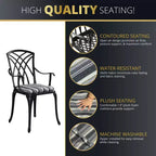 Kinger Home Ekta 3-Piece Patio Bistro Set