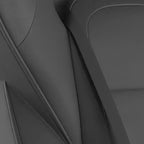Flash Furniture X40 Gaming Chair Racing Computer Chair with Fully Reclining Back/Arms and Transparent Roller Wheels, Slide-Out Footrest