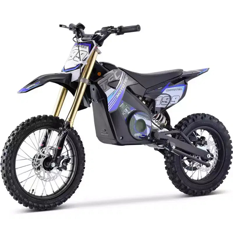 MotoTec 48v Pro Electric Dirt Bike 1500w Lithium Red
