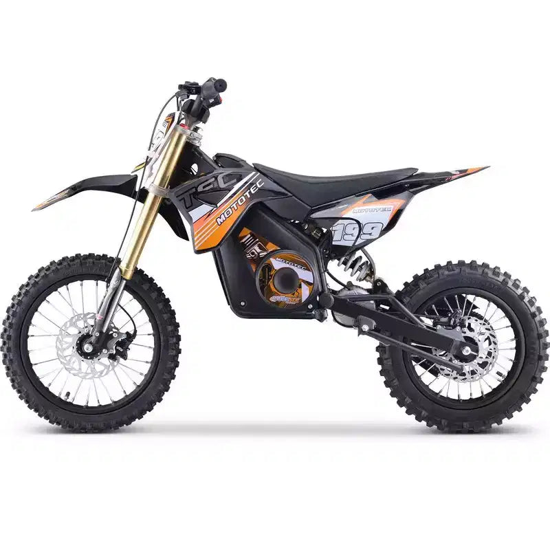 MotoTec 48v Pro Electric Dirt Bike 1500w Lithium Red