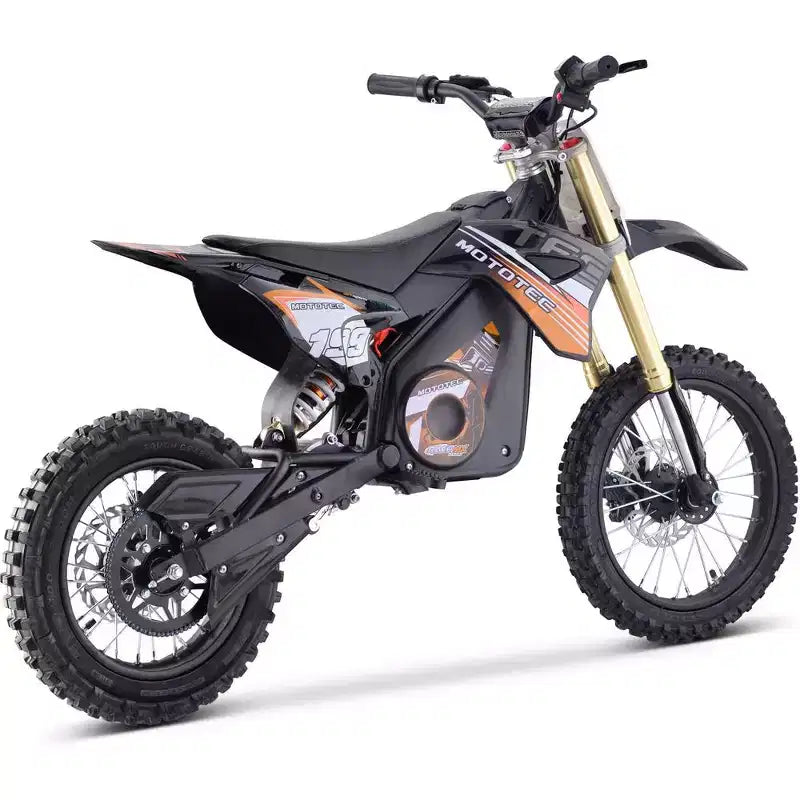 MotoTec 48v Pro Electric Dirt Bike 1500w Lithium Red