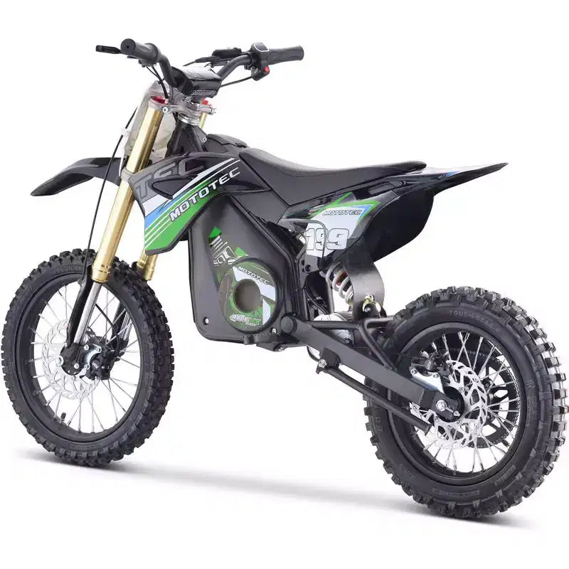 MotoTec 48v Pro Electric Dirt Bike 1500w Lithium Red