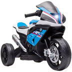 Aosom Licensed BMW HP4 Kids Electric Motorcycle Ride-On Toy 3-Wheels 6V Battery Powered Motorbike with Music for Girls Boy 18 - 60 Months