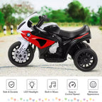 Costway Kids Ride On Motorcycle 6V Battery Powered Electric Toy 3 Wheels