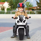 Costway Kids Ride On Motorcycle 6V Battery Powered Electric Toy 3 Wheels