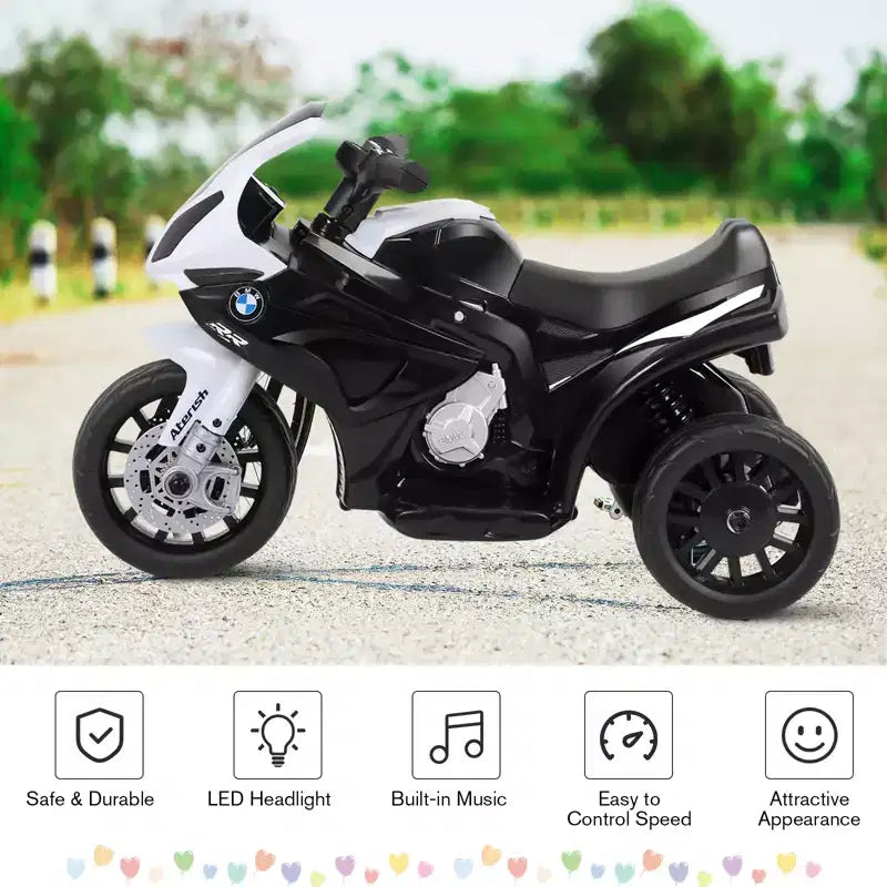Costway Kids Ride On Motorcycle 6V Battery Powered Electric Toy 3 Wheels