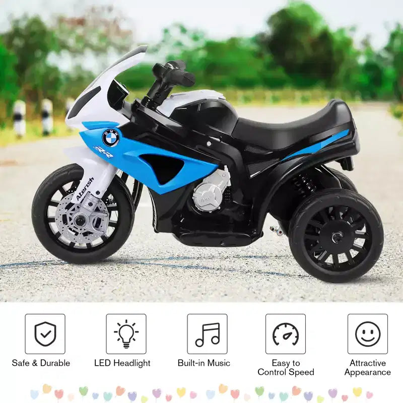 Costway Kids Ride On Motorcycle 6V Battery Powered Electric Toy 3 Wheels