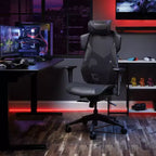 RESPAWN Flexx Mesh Gaming Chair With Lumbar Support and Adjustable Headrest