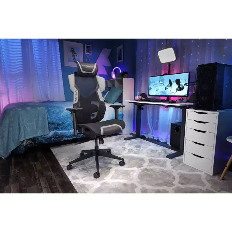 RESPAWN Flexx Mesh Gaming Chair With Lumbar Support and Adjustable Headrest