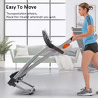 1.5HP Electric Adjustable Compact Folding Treadmill with Equipment Holder, Pulse Sensor and 3 Levels of Incline - ModernLuxe