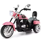 Costway 3 Wheel Kids Ride On Motorcycle 6V Battery Powered Electric Toy Blue/Pink/White/Red