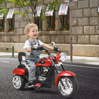 Costway 3 Wheel Kids Ride On Motorcycle 6V Battery Powered Electric Toy Blue/Pink/White/Red