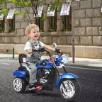 Costway 3 Wheel Kids Ride On Motorcycle 6V Battery Powered Electric Toy Blue/Pink/White/Red